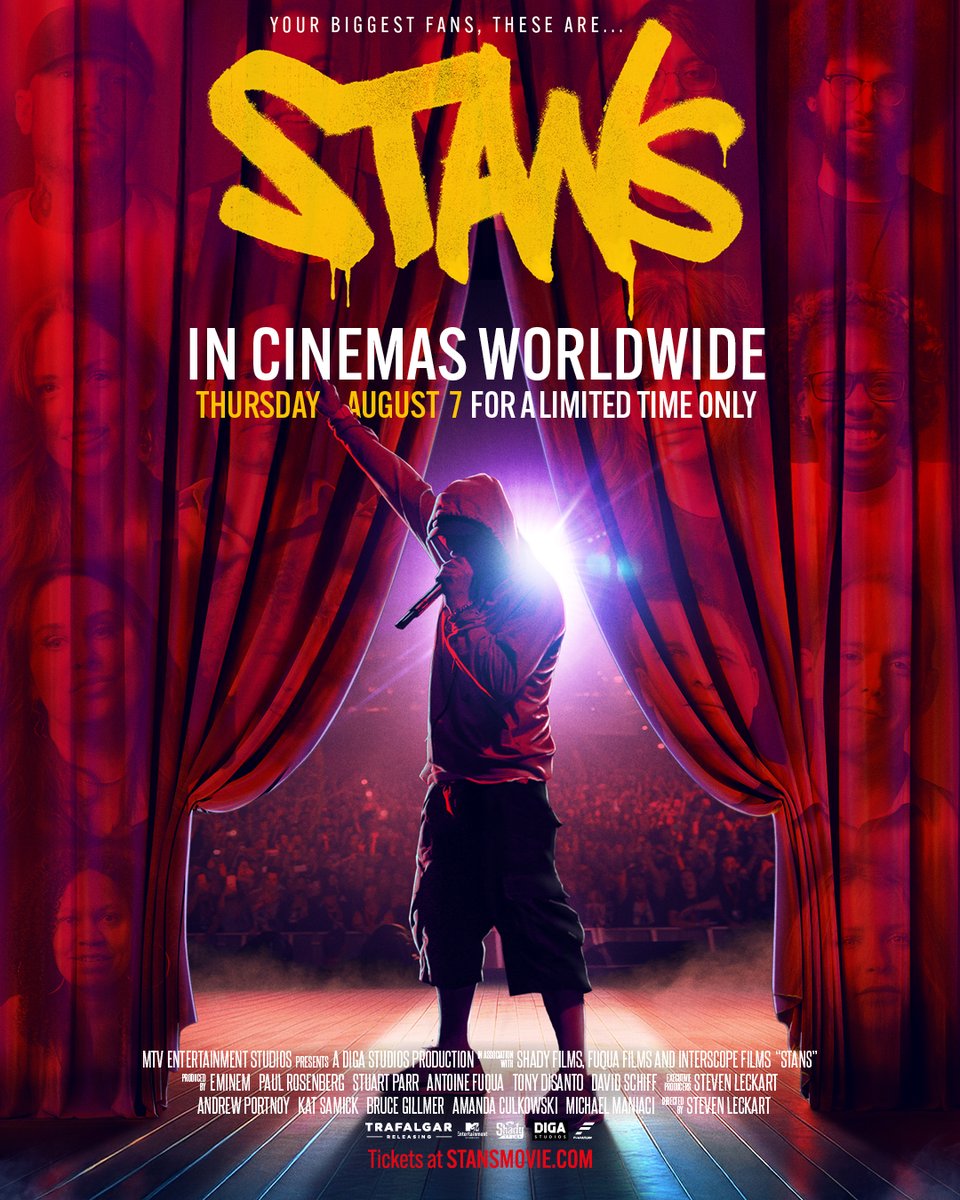 Meet Eminem's biggest fans in the new documentary, STANS. 🤩 

See it on the big screen at select locations on August 7, 8, and 10. Get your tickets here 🎟️➡️ cinplx.co/4100tYb