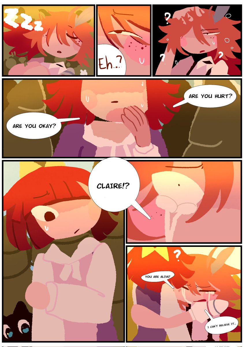 aronchikqwqw's tweet image. (careful! blood, swearing!)
good ending of the comic "revenge" (final)
(AHAHAHA THE BUDGET WAS ONLY FOR THE LAST 2 PAGES)
#FPE #fundamentalpapereducation