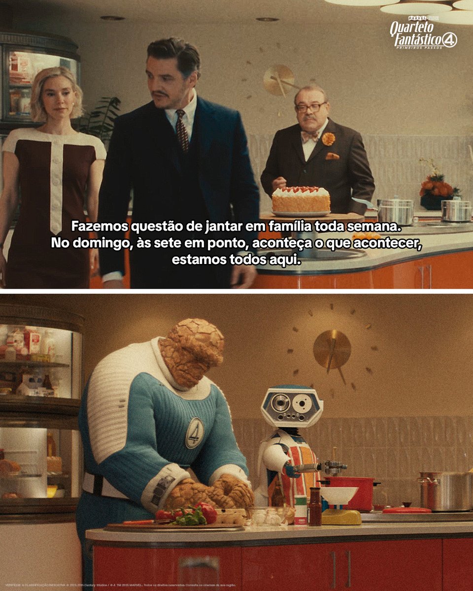 MarvelBR's tweet image. A família #QuartetoFantástico: Primeiros Passos espera vocês no dia 24 de julho, pontualmente, nos cinemas.

Aproveitem! 💙