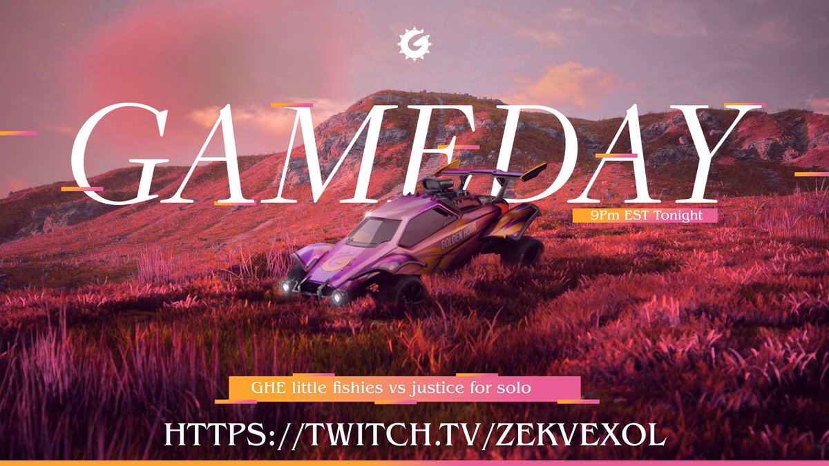 GameDay! GHE Little fishies take on Justice For Solo tonight at 9pm est!!
make sure to tune in!

twitch.tv/zekvexol