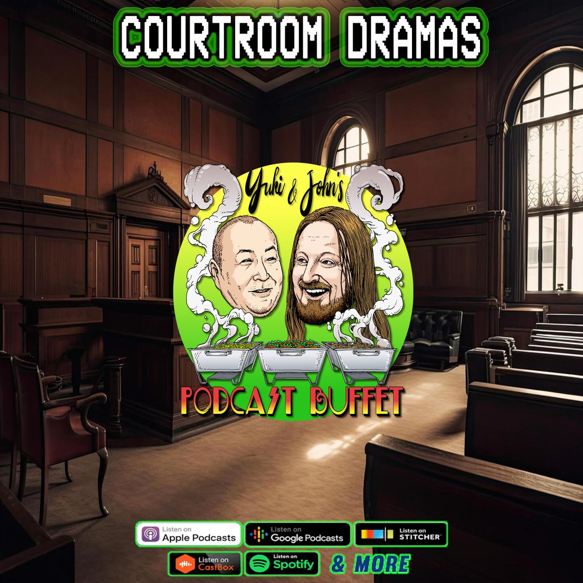 badtechno's tweet image. Yuki and John's Podcast Buffet! We discuss COURTROOM DRAMAS
What's your favorite courtroom drama?
Spotify: open.spotify.com/show/1Ro1vrMUP…
Apple: podcasts.apple.com/us/podcast/yuk…
Simplecast: …iandjohnspodcastbuffet.simplecast.com
@patreonbuffet #YukiAndJohnsPatreonBuffet :: patreon.com/yukiandjohnspa…
