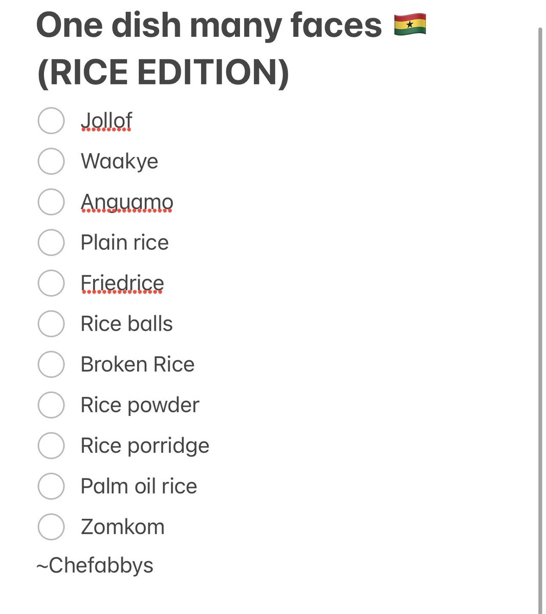 chefabbys's tweet image. Got this inspo for tiktok, what else did I miss on the rice edition?
