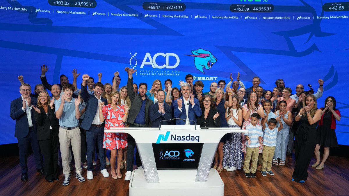 NasdaqExchange's tweet image. 🎥 Breaking records, making history.
🏆 ‘Beast Games’ is @amazon’s #1 unscripted show—congrats to winner Jeffrey Randall Allen who has won the biggest prize in reality TV!
📺 Here’s to making kindness go viral!
