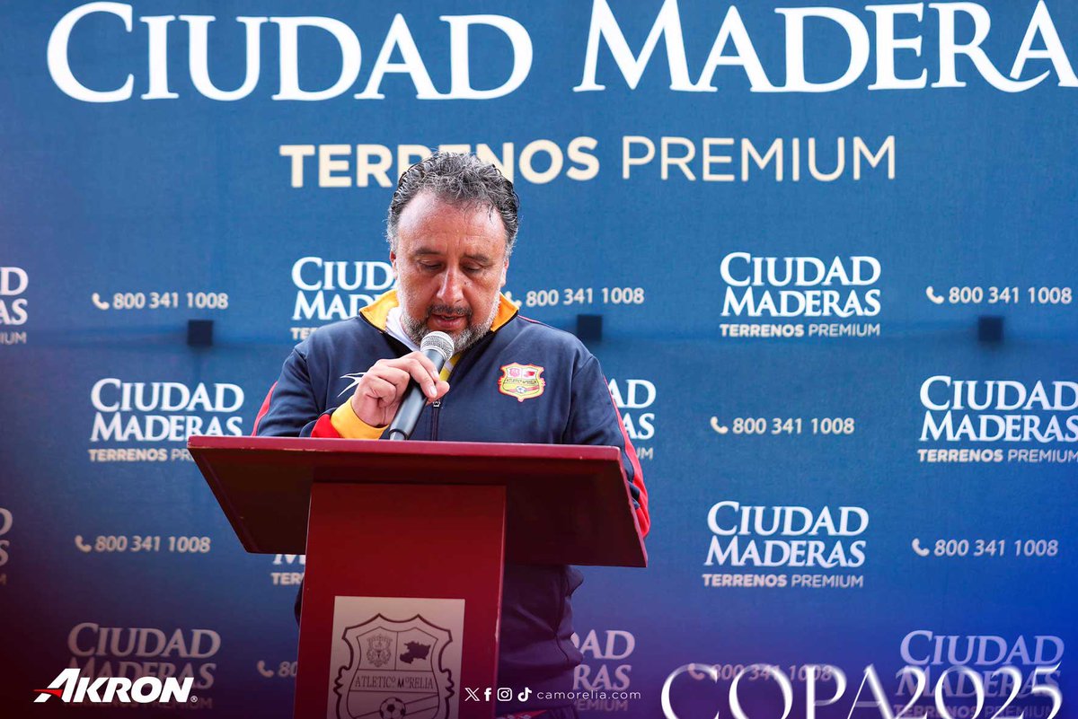 C_A_Morelia's tweet image. | @Grupo_AKRON | Así se inauguró la Copa CAM 2025. 🏆
#CopaCAM2025 #DelCanarioSoy