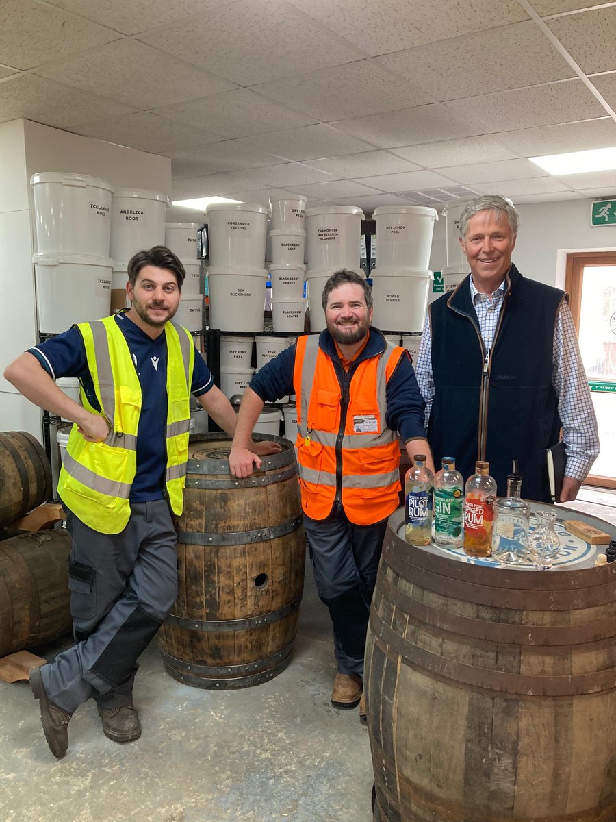 1edmountain's tweet image. Pleasure to visit @struanmackie at North Point distillery today - a good news story.