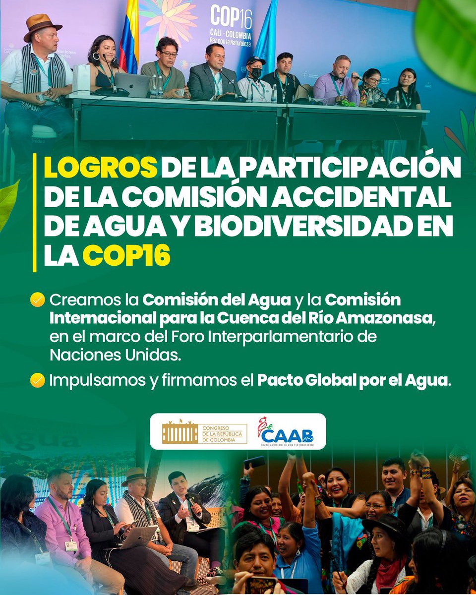 💧🌿 ¡El agua y la vida son prioridad! 💧🌿

Desde la <a href="/ComisiondeAgua/">Comisión de Agua y Biodiversidad #AguaparaelFuturo</a> , rendimos cuentas del trabajo realizado en el periodo 2024-2025. 🌎

1/2 🧵👇