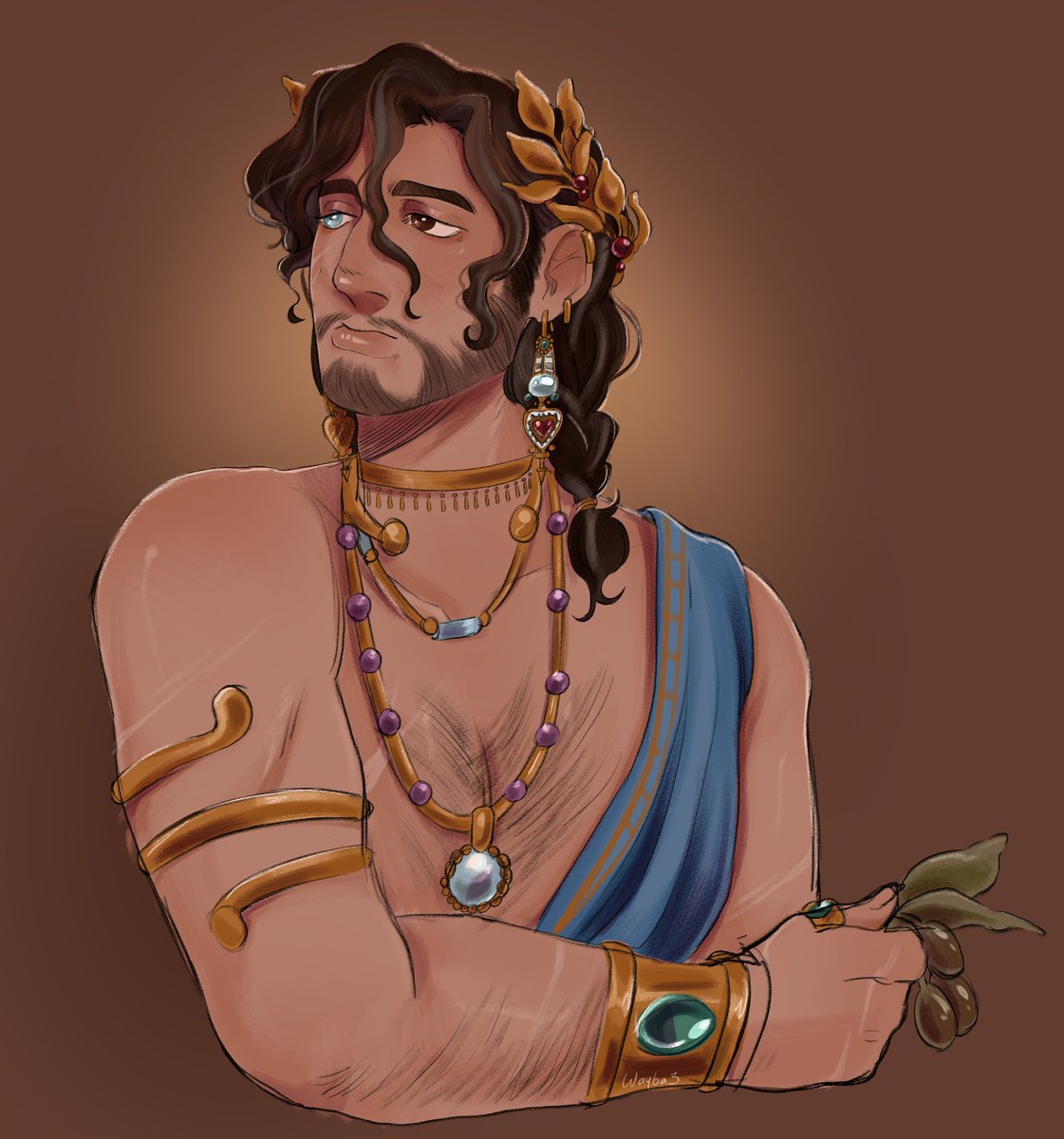 wayba3's tweet image. Ough why he so pretty 🥺
#GreekMythology #odysseus