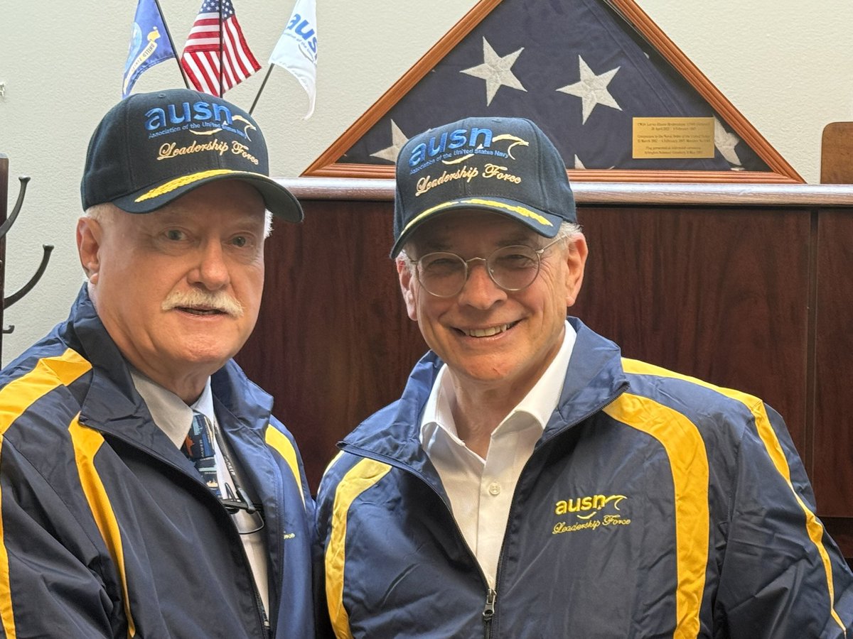 At my office in Washington D.C with Mark Beecher, Assistant to the Executive Director busy at work! Go Navy!! Visit us at AUSN.org  Thank you.