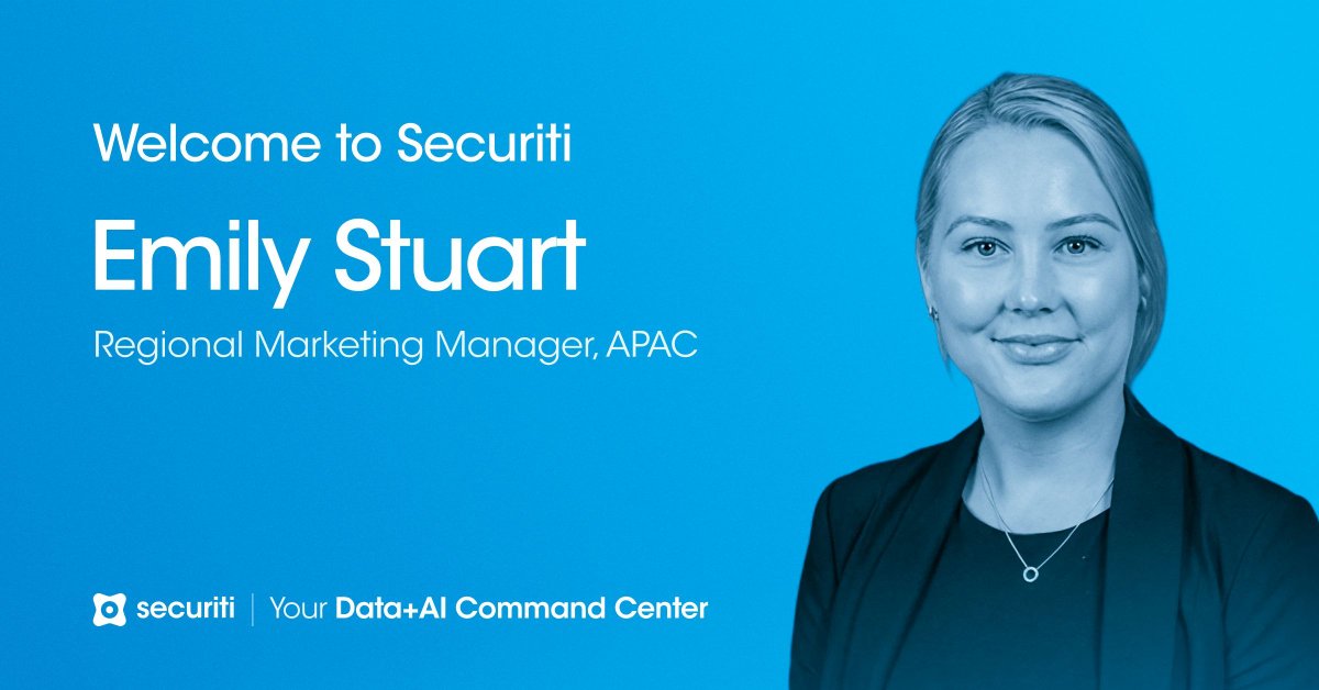 Securiti welcomes Emily Stuart as Regional Marketing Manager for APAC! Based in Sydney, Emily brings deep #GTM expertise from roles at Google Cloud and Cloudflare. Excited for the impact she'll bring as we advance safe data and AI use across the globe. 

#FieldMarketing #Securiti