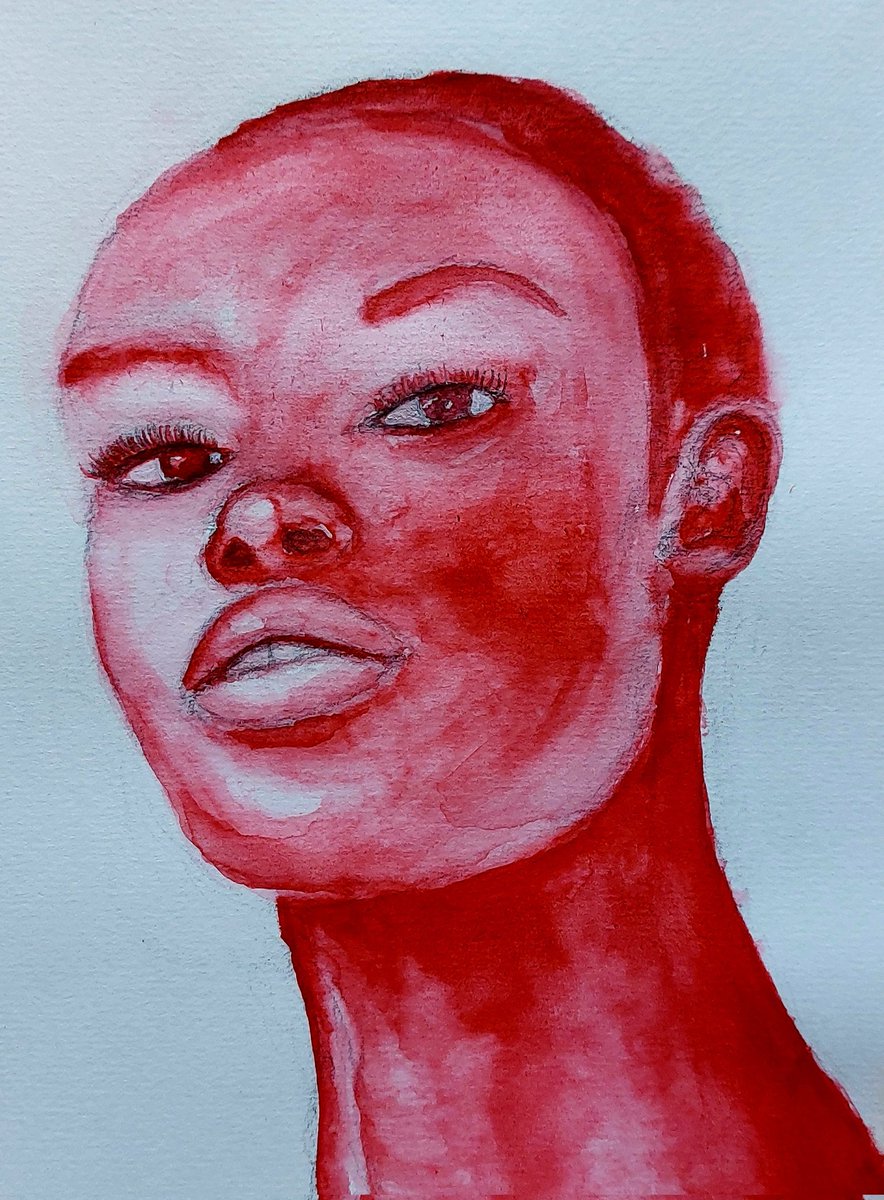 **„Sie blickt nicht – sie durchdringt.

Aus Wasser, Farbe und Stille entstand ein Gesicht

Mein neuestes Aquarell.
Was liest du in ihren Augen?“**

🎨 #Aquarell #Kunst #Portraitkunst #Selbstgemalt