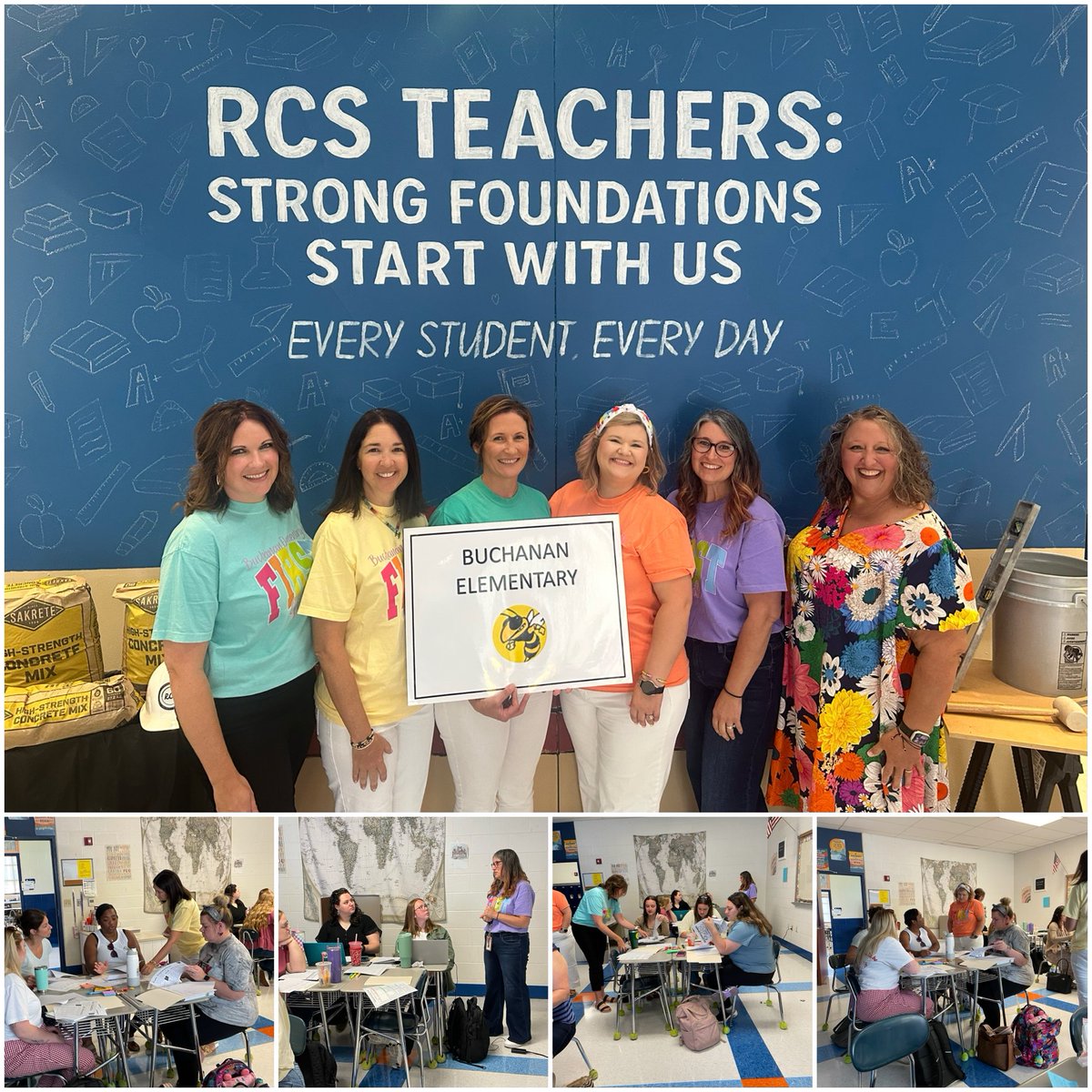 Everyday I am blessed to see amazing educators shine. Today was no exception as the ⁦⁦<a href="/BESboroHornets/">Buchanan Elementary School</a>⁩ First Grade Team presented at the ⁦<a href="/rucoschools/">Rutherford County Schools</a>⁩ Summer Summit!  There is such power in teachers sharing and learning from one another. 💚