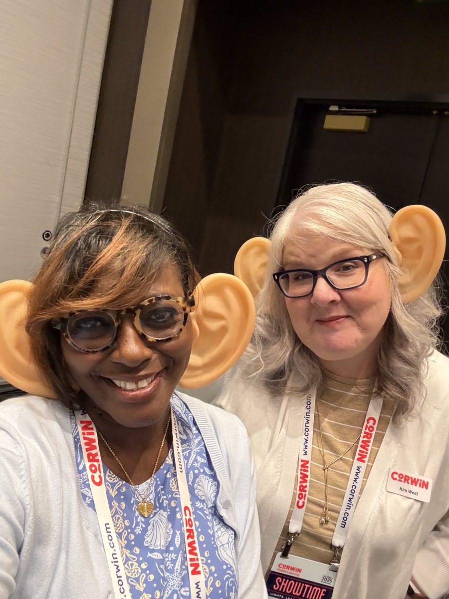 ms_pyp's tweet image. Lead by Listening session was so fun! Thank you for leading the learning, Terri! @CorwinPress #avl2025