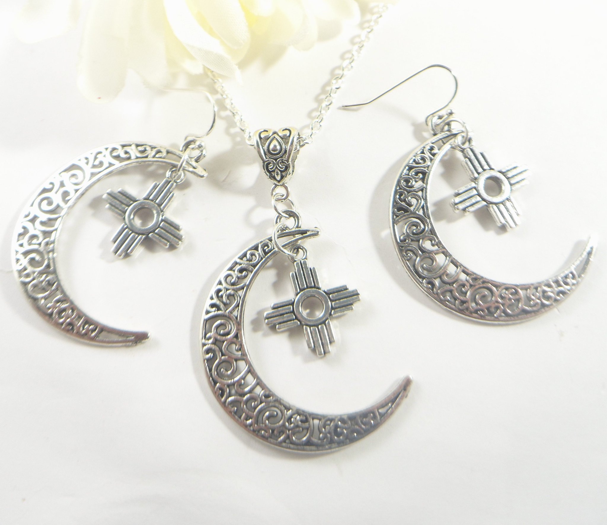 203jewelry DAVAN ziaチャーム Silver or Gold Zia Symbol Charm - Wholesale Silver Jewelry