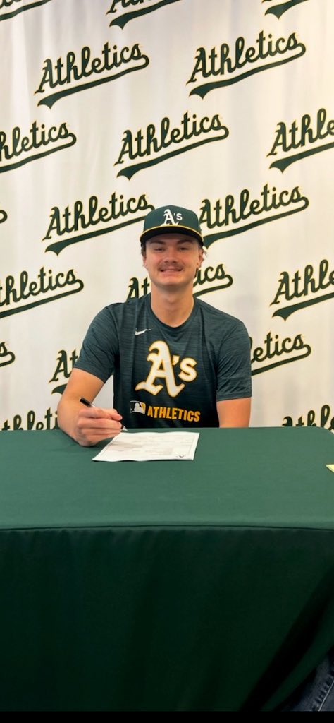 Jackson Holmes former US Nationals Scout team player is now an Oakland A’s player
