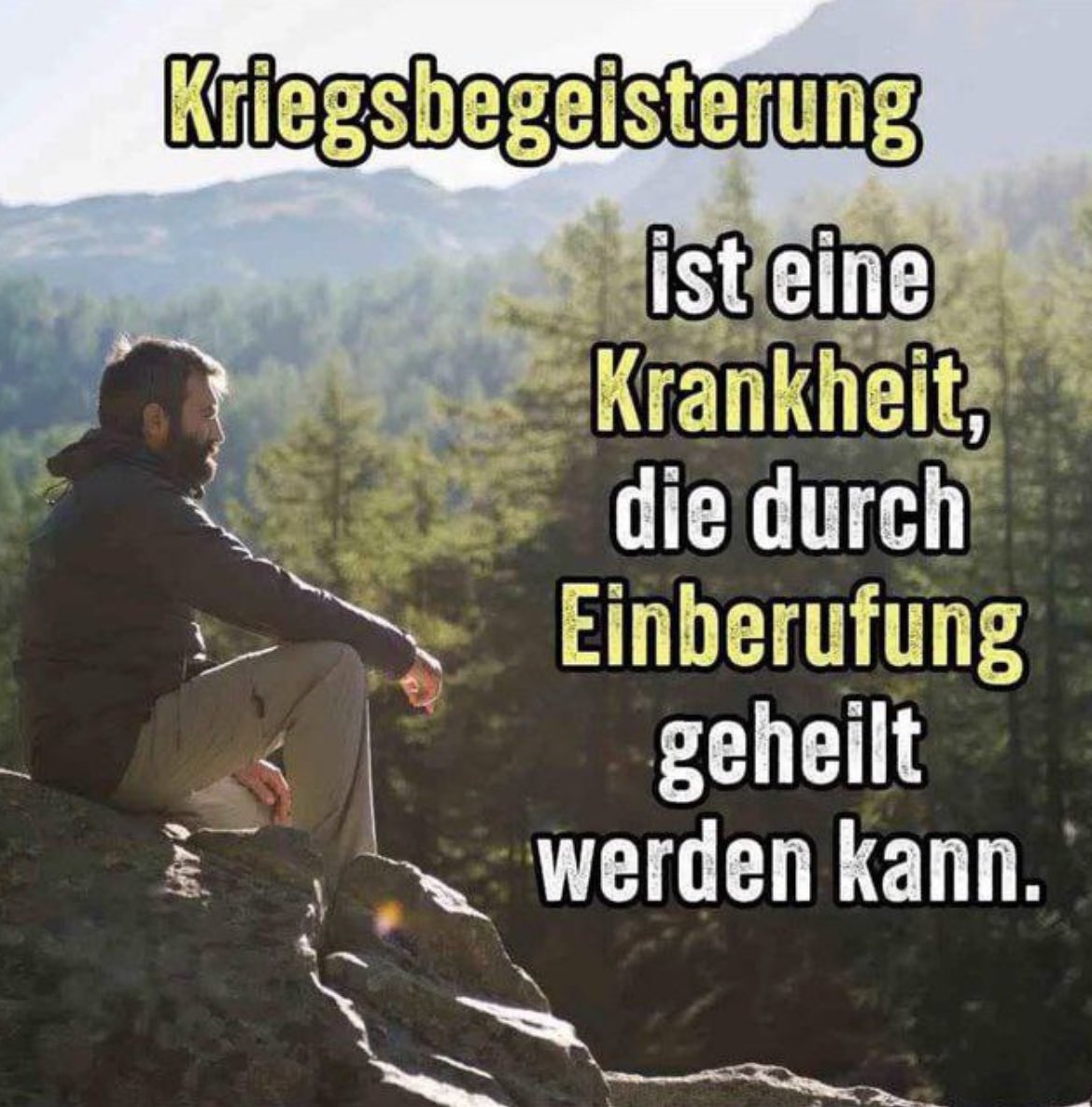 Patrick_Proemer's tweet image. In einer Welt, die von Konflikten geprägt ist, ist der wahre Mut nicht der Krieg, sondern das Streben nach Frieden. Nur durch Verständnis und Mitgefühl können wir eine harmonische Zukunft gestalten.