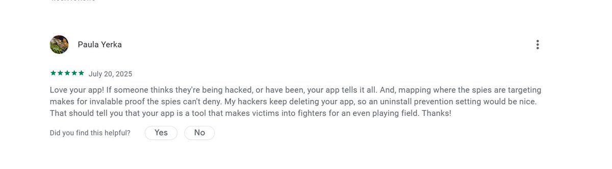 flakpaket's tweet image. A recent review for the @wiglenet Android app. 😂