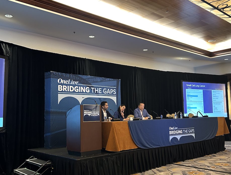 OncLive's tweet image. We'll be live within the next 15 minutes for our #BTGLung2025 livestream with @NarjustFlorezMD, @DrEdKim, and @lungoncdoc discussing the results of the community polling questions! See you soon! #lcsm #oncology