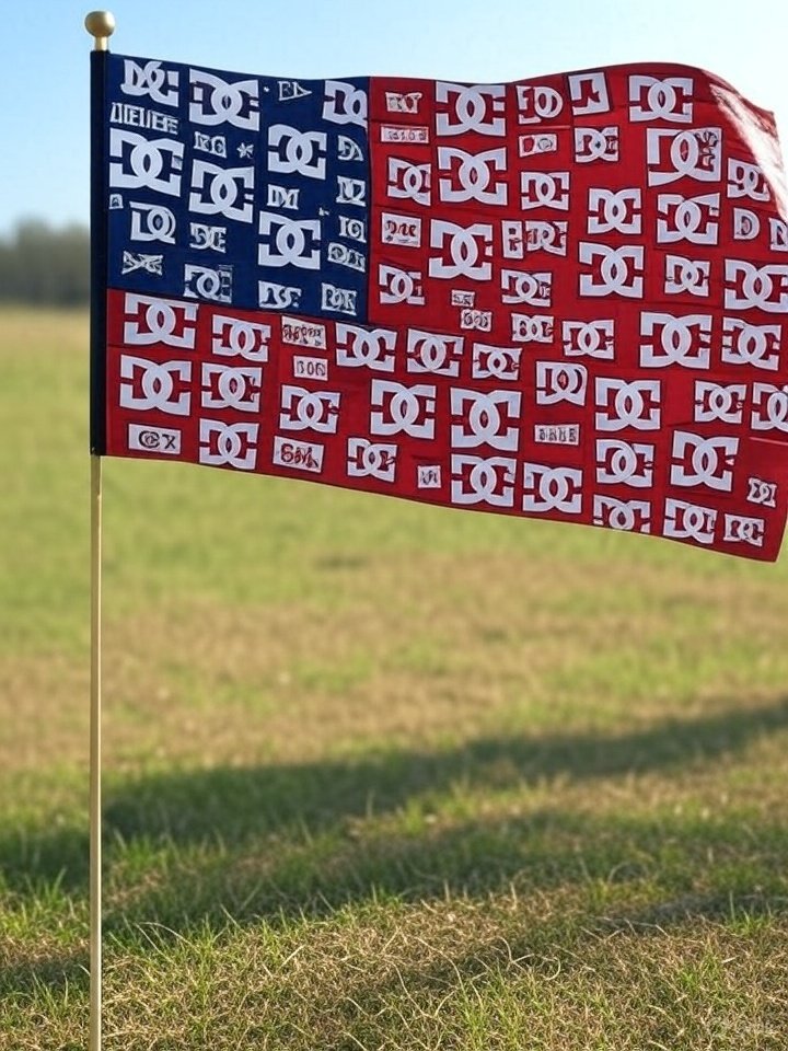 IrritableBowel2's tweet image. Make a DC Shoes themed american flag