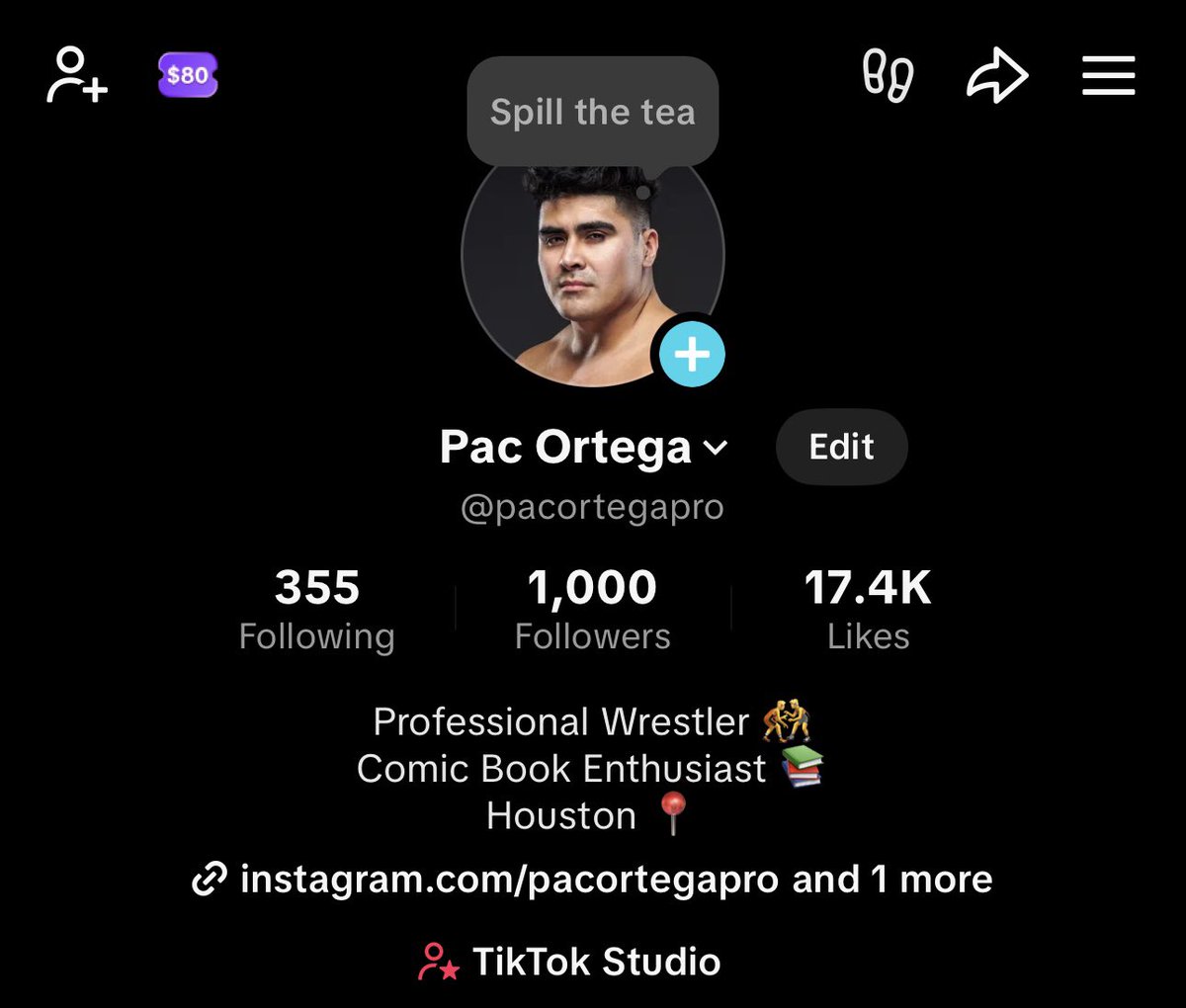 PacOrtegaPro's tweet image. 1K on TikTok ESKETITTTTTTTT 🚨
If you don’t follow me then go do it so you can see my vlogs, my highlights, and me geek out about comic books ❤️🔥