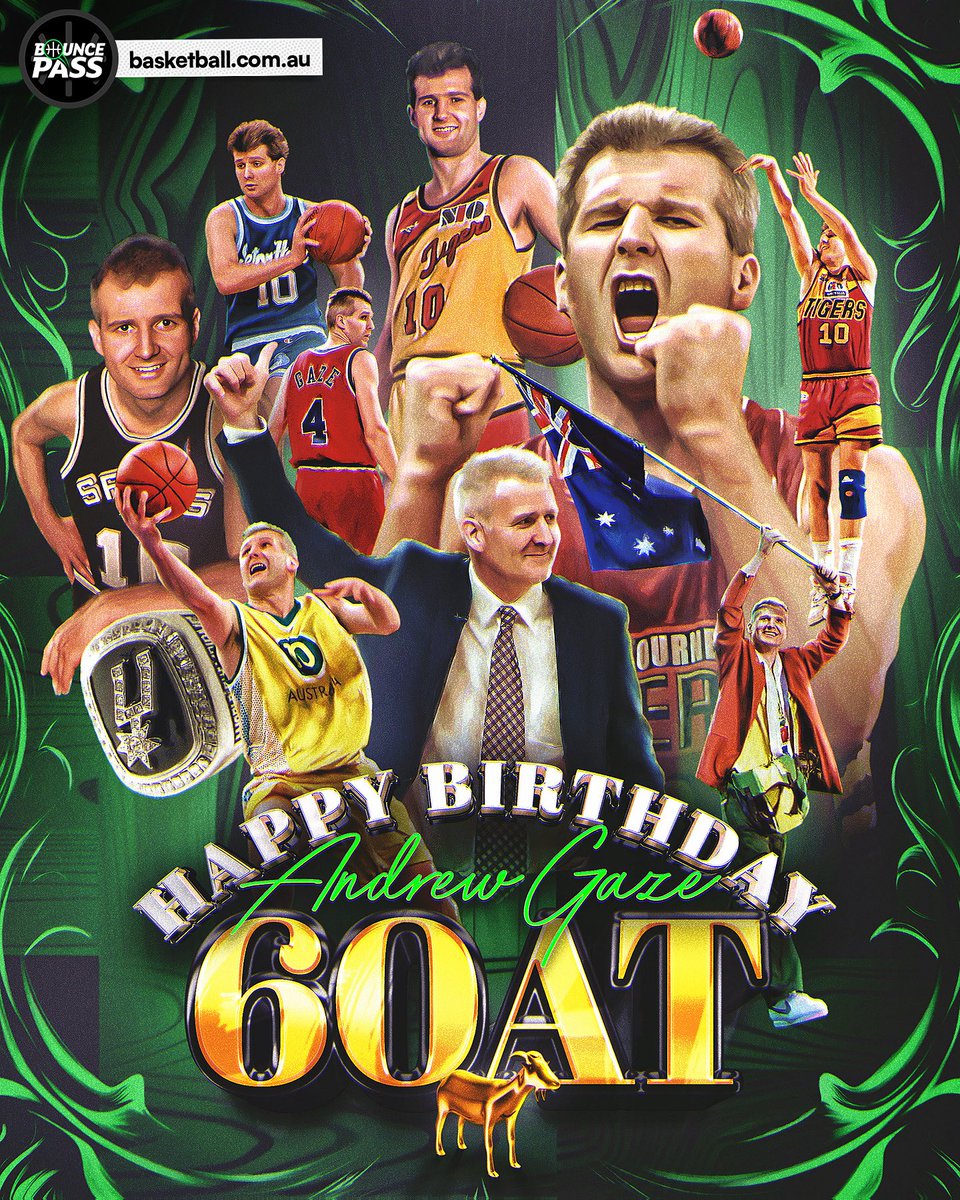 basketball.com.au (@bouncepassau) on Twitter photo On this day 60 years ago, a GOAT was born.
Happy birthday to the one and only, <a href="/AndrewGaze10/">Andrew Gaze</a> On this day 60 years ago, a GOAT was born.
Happy birthday to the one and only, <a href="/AndrewGaze10/">Andrew Gaze</a>