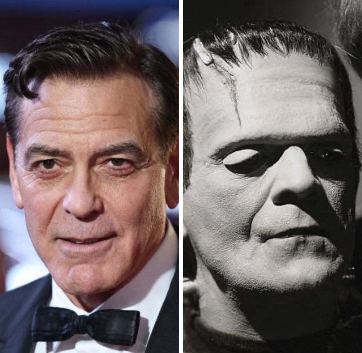 HD4safety_USAF's tweet image. #TeamHunterFuckingBiden!
PS This is also what asshole George Clooney was looking like for his play. i wouldn’t recognize this mthrfcker either!
Frankenstein looking pompous fck!