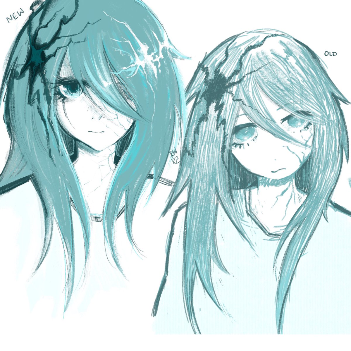 rwrzzzz's tweet image. 2025, 2024 warmup sketch