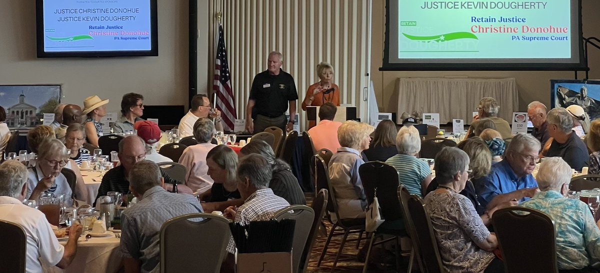 It’s been a great few days of traveling! I enjoyed my stops in both Adams and Centre Counties with my fellow Justices to talk about the coming retention election. We will keep making our way to every corner of the Commonwealth.