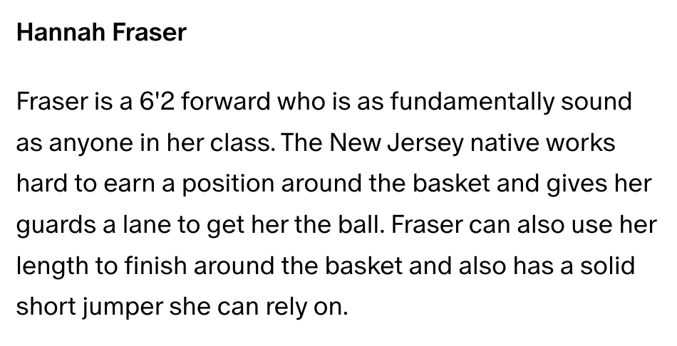 Hannah Fraser (@hannah_fraser27) on Twitter photo Thank you for the recognition! <a href="/BradyJ_Peterson/">Brady Peterson🇵🇷</a> Just getting started. <a href="/Jersey_gemz/">Jersey Gemz</a> <a href="/RutgersPrep_GBB/">RutgersPrepGirlsBball</a> <a href="/mikemillsnc/">Mike Mills WBB College Recruiting</a> <a href="/NikeGirlsEYBL/">Nike Girls EYBL</a> Thank you for the recognition! <a href="/BradyJ_Peterson/">Brady Peterson🇵🇷</a> Just getting started. <a href="/Jersey_gemz/">Jersey Gemz</a> <a href="/RutgersPrep_GBB/">RutgersPrepGirlsBball</a> <a href="/mikemillsnc/">Mike Mills WBB College Recruiting</a> <a href="/NikeGirlsEYBL/">Nike Girls EYBL</a>