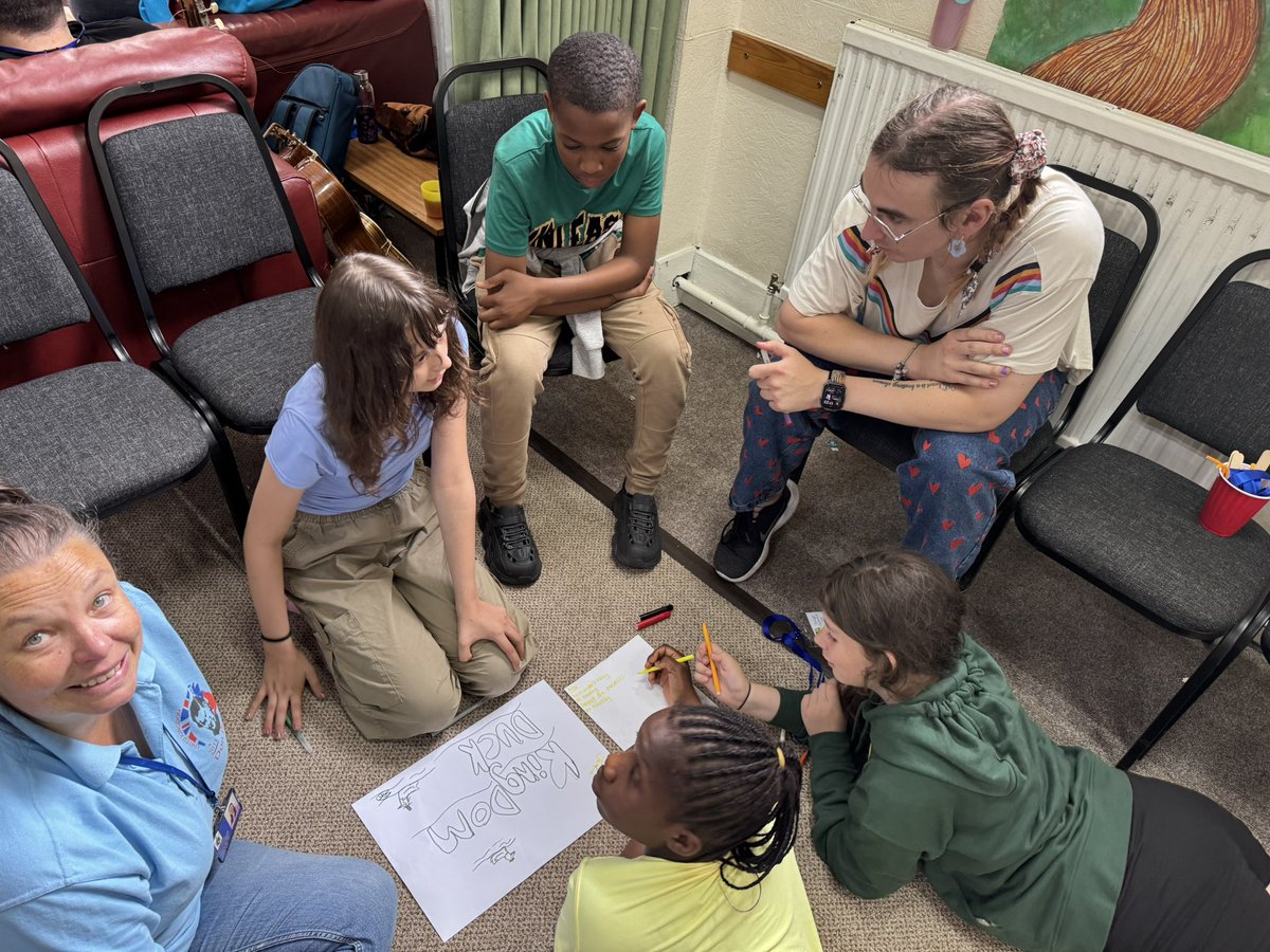 LeedsDYS's tweet image. After our busy day of activities, we spent some time designing our own kingdoms, thinking about what types of values would there be, what would it include and what it would be called! 😊
@ASCHC_COLLEGE @beckets_bkcat @StWilfridsCHS