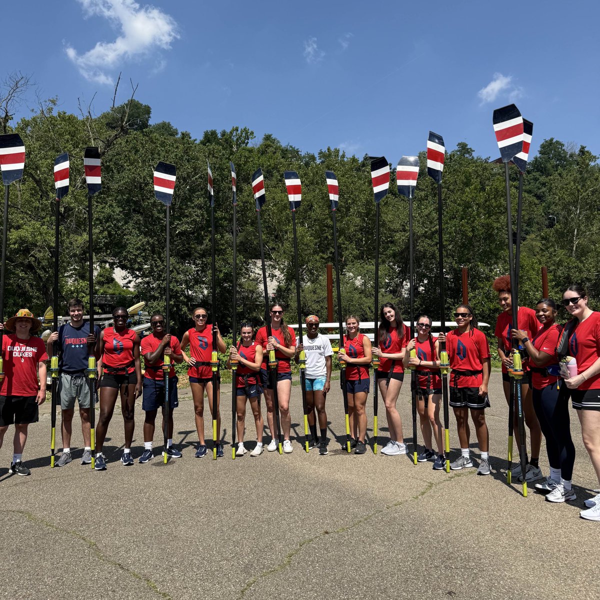 .<a href="/DuqWBB/">Duquesne Women's Basketball</a> 🤝 <a href="/DuqWRow/">Duquesne Women's Rowing</a>