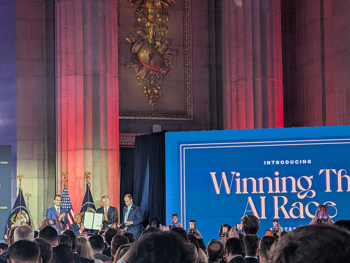 Trump just signed the AI action plan and several executive orders