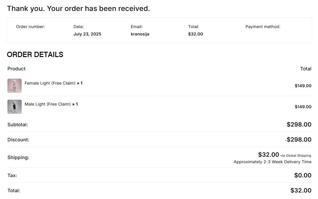 kranosija's tweet image. Huge shoutout to @akidcalledbeast! Just claimed my free physicals 🔥 Landed perfectly during my birthday week too. Talk about perfect timing!
These are the first physical items I'm getting from an NFT I own, so I’m soooo excited! Can’t wait to unbox these gems when they arrive.…