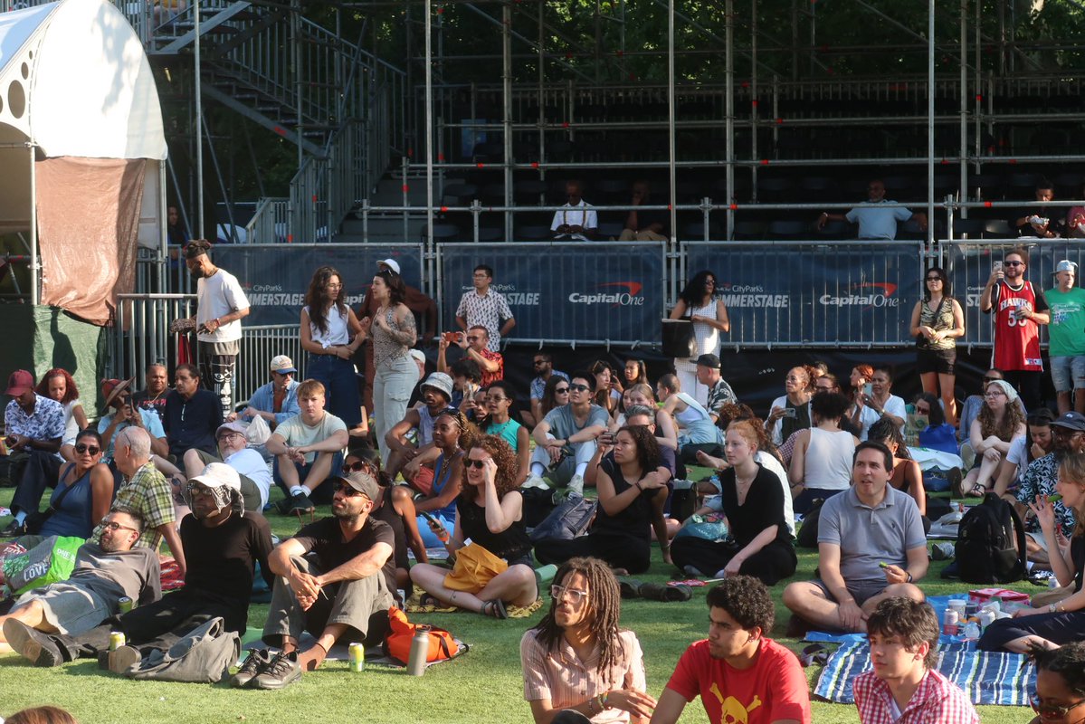 SummerStage's tweet image. We’re back in Central Park for another incredible FREE show! We’ll be here with @CymandeOfficial, Asha Puthli, @whatsgoodzach, and DJ k.tea in association with @giantstep until 10PM - come hang!