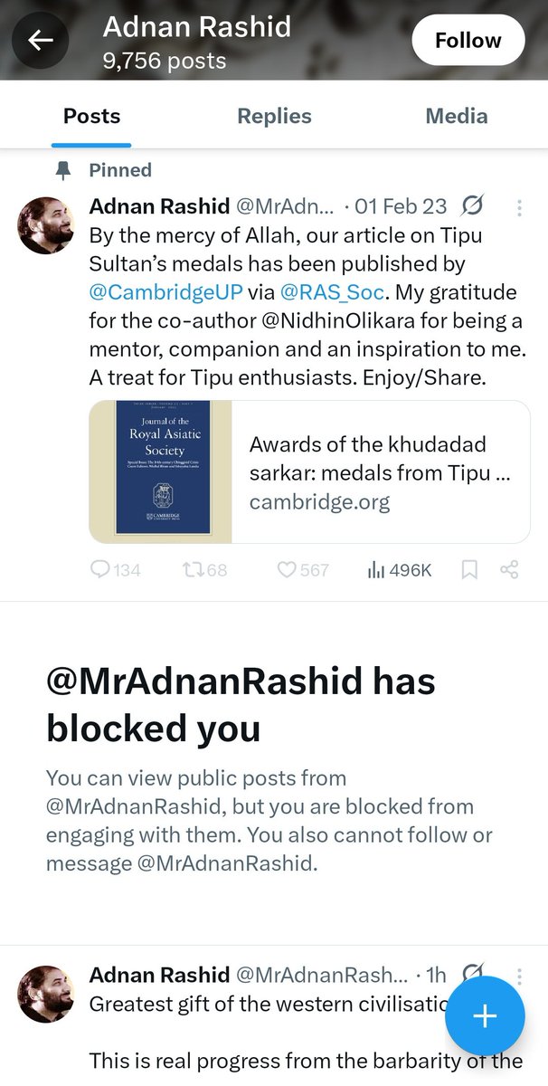 RafedResponds's tweet image. I only asked @MrAdnanRashid to answer a question, and he blocked me.
He couldn't tolerate me any longer. And this clown thinks he can actually debate our scholars when he can not even contend with their students, like myself. He is now "MrCowardRashid"!!!
Please brothers, ask…