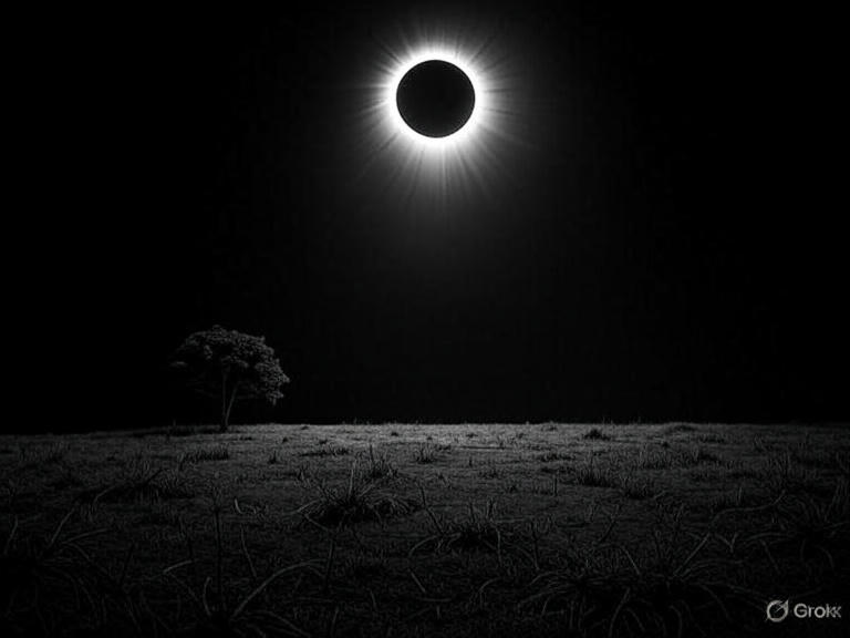 AAetheralf11016's tweet image. Trying to get Grok to make a good black sun. Now this looks amazing, but I can't get Grok to make it in a banner/ X header format or put the damn sun low enough over the horizon for me to crop it. Lol. It's Trying.
