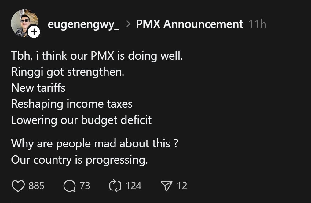 TheFuturizts's tweet photo. I think some people are mad because the RM100 cash handout doesn’t really make a big difference to them.

And an extra public holiday won’t help to grow our wages either.

What citizens are looking for is REAL change (ie. making wages more progressive, lower prices, and more affordability).

Yes, the numbers show us that the country is growing, but we don’t see our bills getting cheaper.

While petrol prices have come down, I’m half expecting my favourite nasi lemak stall to raise prices next year anyway.

^ These are the things that truly matter to citizens, not fancy GDP numbers.