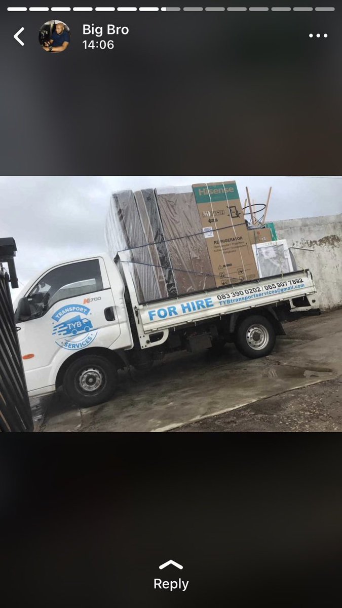 TYB_Transport's tweet image. ✅ Reliable &amp;amp; Affordable  
✅ Stress-Free Moving Experience  
📞 Call us today for a FREE quote!  
💬 065-907 7892/083-390 0202
#DuduMyeni #Oskido #SenzoMeyiwaTrial #Musa
