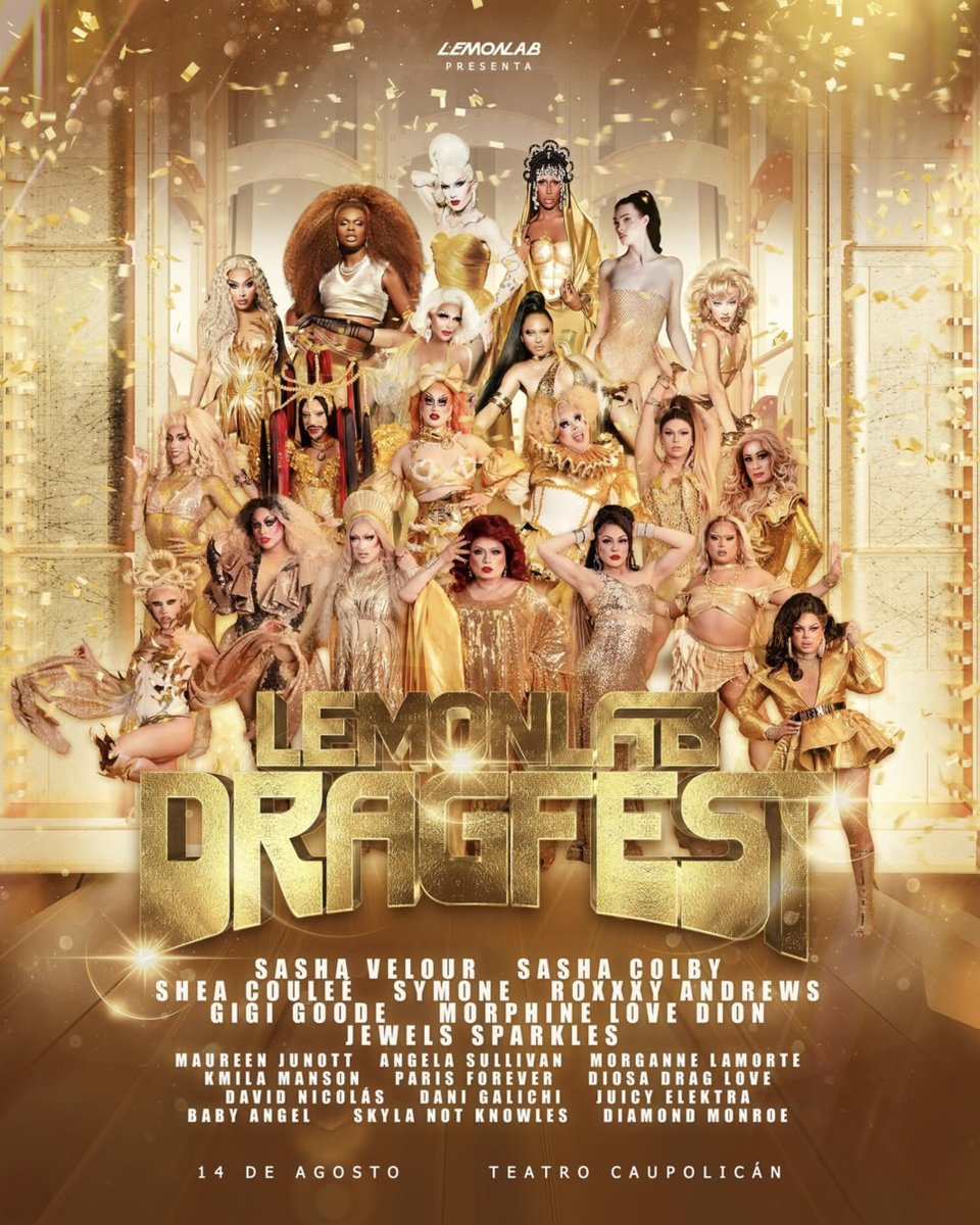 Lemonlab Dragfest, el encuentro drag más importante de Latinoamérica, celebrará su tercera versión el 14 de agosto en Santiago 👉 instagram.com/p/DMeb74YO5gH/…