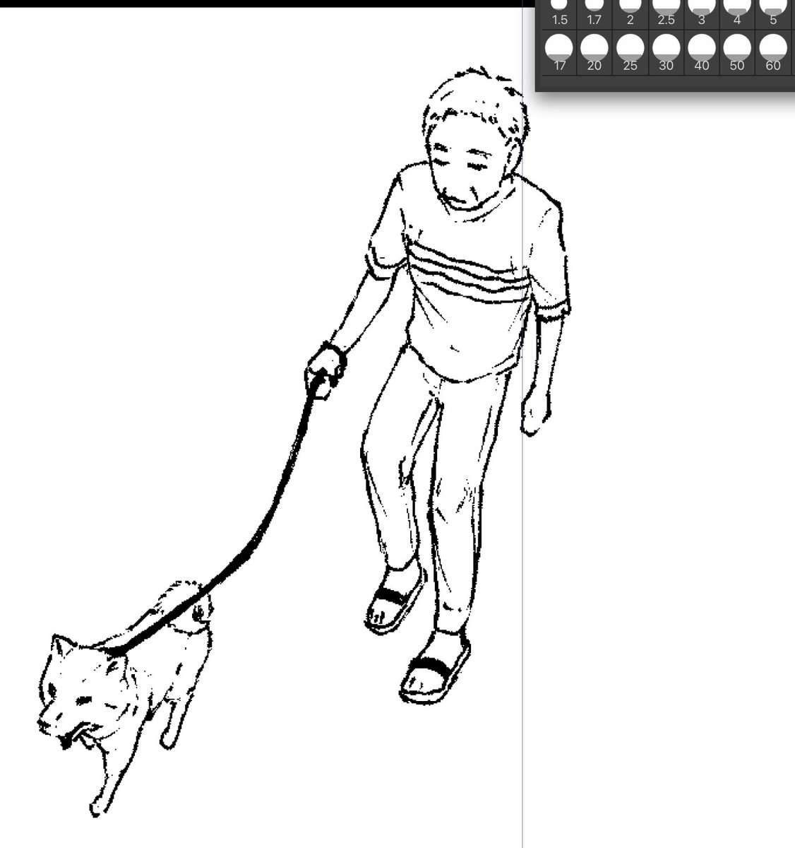 Jsn6986's tweet image. 犬の散歩してるじーちゃん