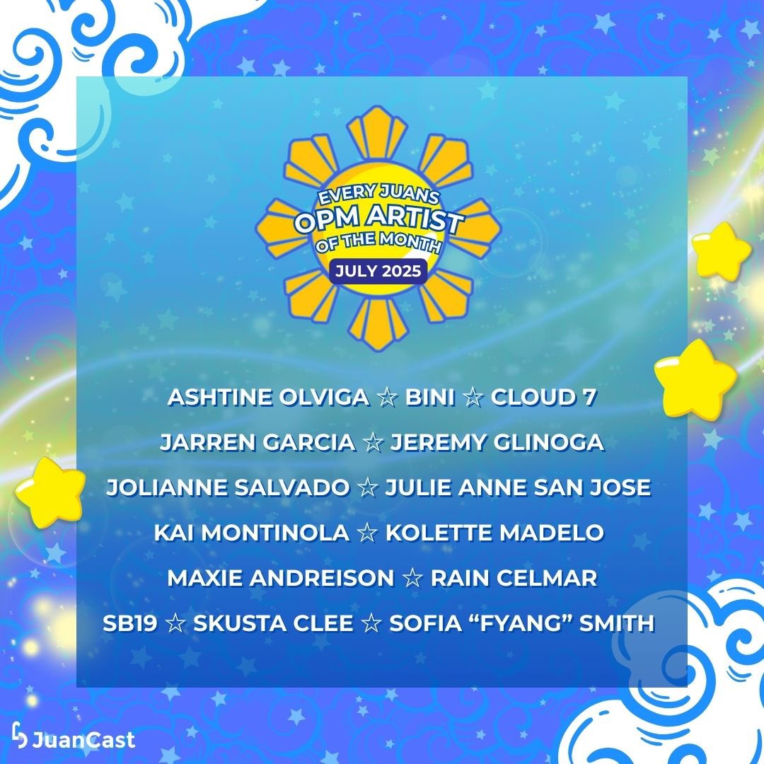 NotJuanCastPH's tweet image. Naiboto mo na ba ang iyong paboritong OPM artist?
Their names are shining right before your eyes 👀 just like the stars they truly are!
Cast your vote now via the #JuanCast app📲 or browser and get ready to see your favorite light up on the LED billboard soon🩵…