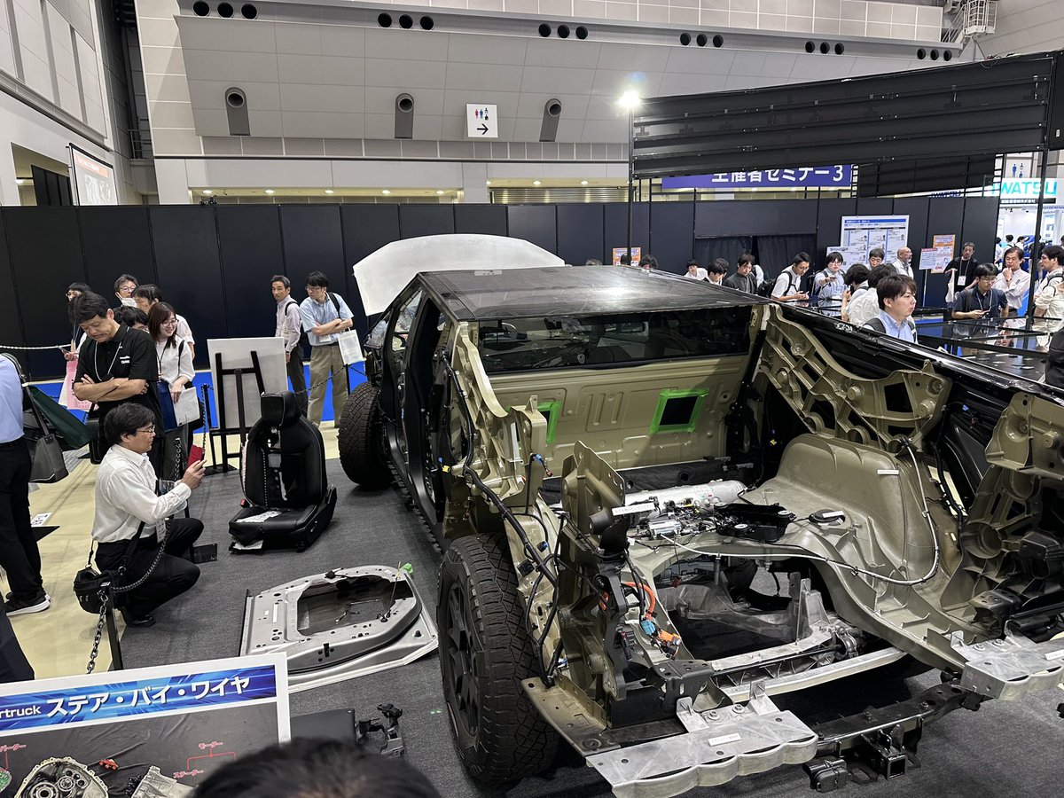 JSJp1MXUACrYuHj's tweet image. サイバートラックがバラバラになってる
#technofrontier