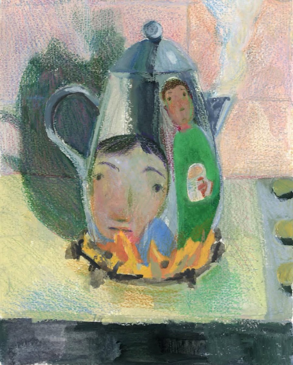 Here it is! "Waiting for Hot Water" By Ellen Hee

(Over on insta)