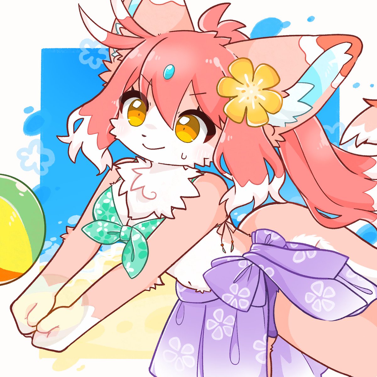 #ケモネイト
ビーチぎんちよ🌊