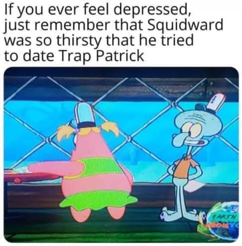 MinisterKrabs2's tweet image. Stupid stupid Squidward. I knew it was Patrick the whole time argagagagaga