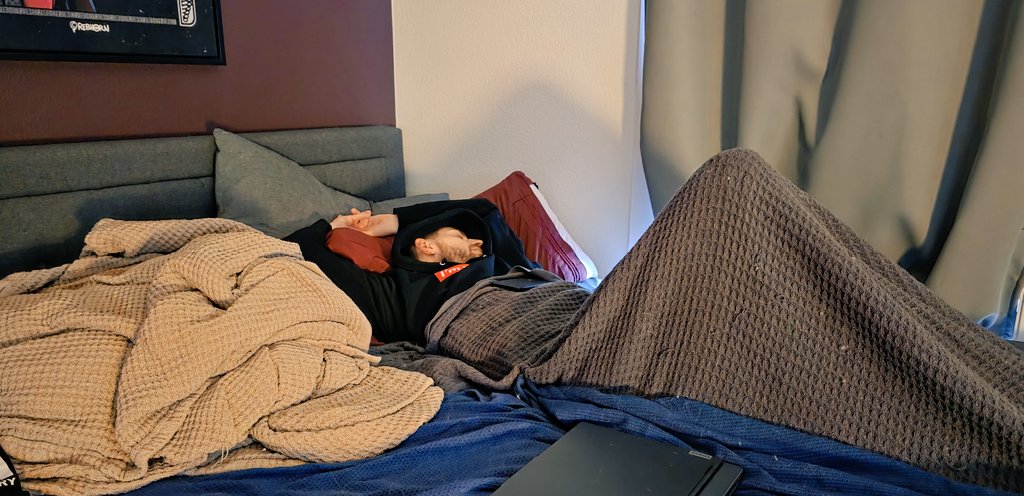 Going to be a very quiet stream tonight. Brian has had a stressful day so he decided to nap in my office.
I'll be LIVE in 30ish minutes.