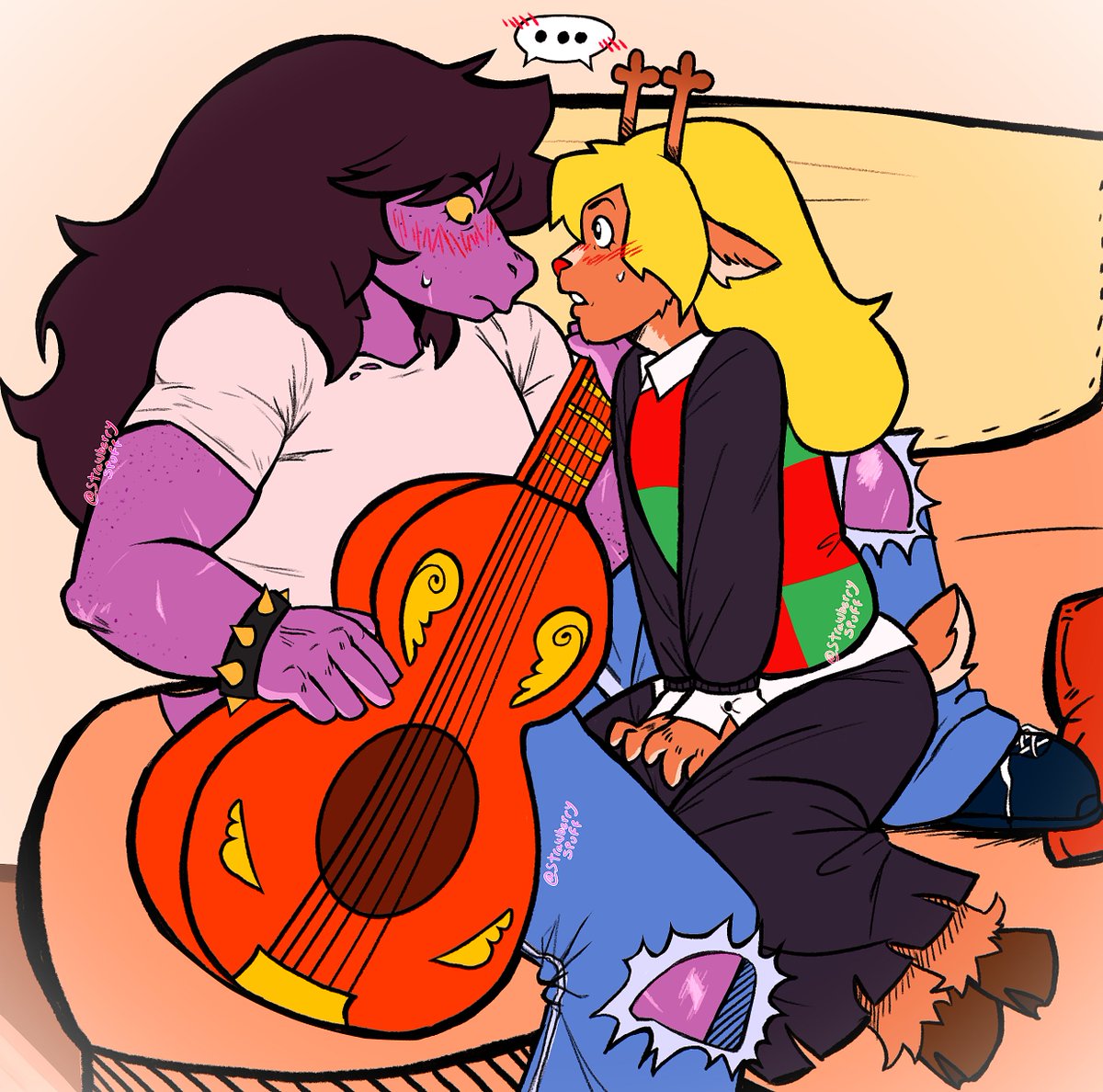 StrawberrySpuff's tweet photo. THAT SCENE WAS CRAZY. THAANKS TOBY!!!!!!
#deltarune #deltarunefanart #suselle https://t.co/i3f2lo0hc0
