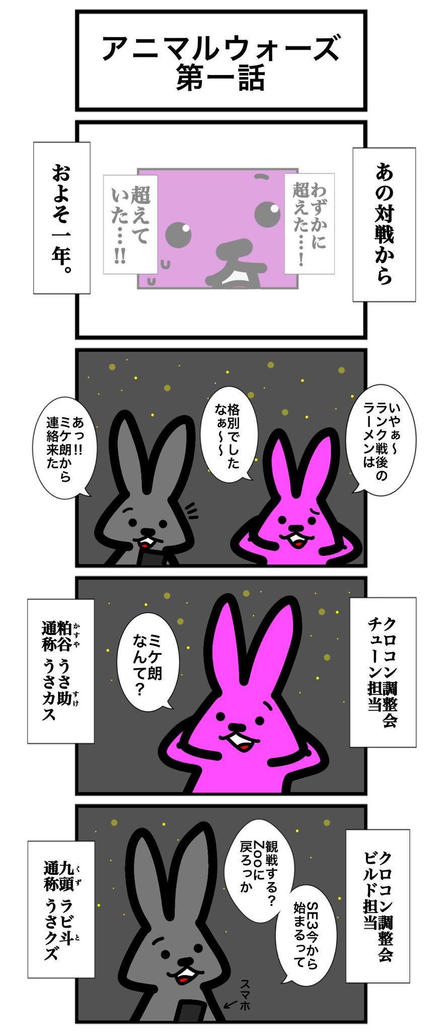 カードゲームうさぎ　プレイマット　4種　ワタル　アニマルカードゲーム　MTG カードゲームうさぎ うさぎとうさぎの奮闘記」ワタル [コミック
