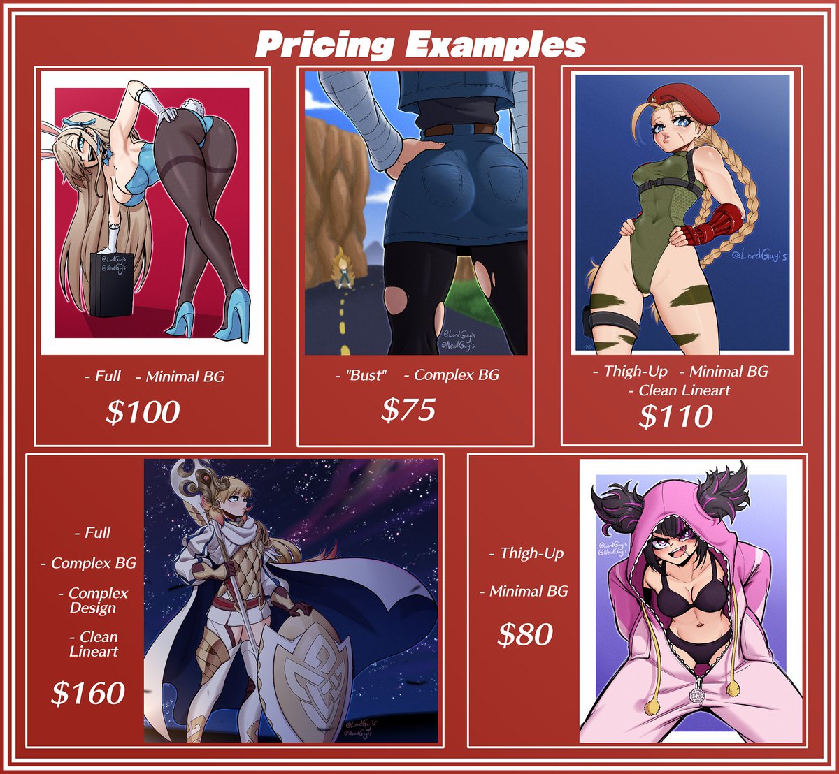 SO, I am now officially unemployed &amp; Art is now my sole source of income.

So I'm refreshing the commission info here. I have more time than ever to devote to these &amp; the money helps now more than ever.

Thank you for any support you can give!!