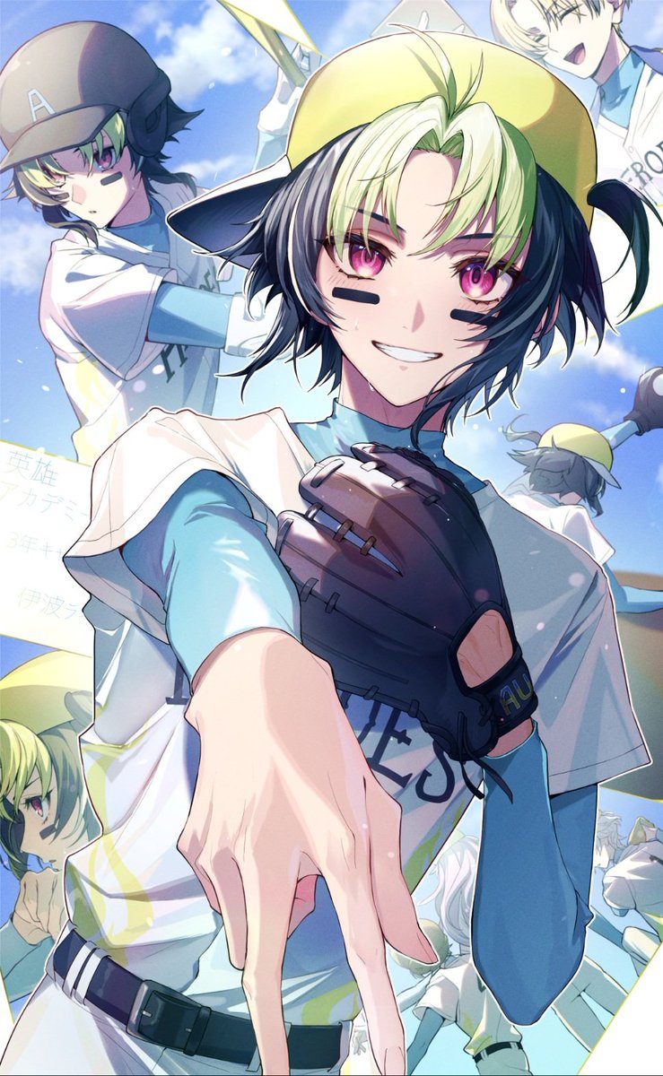 キャプテン伊波さん頑張れ！📣⚾️
#にじさんじアルプススタンド
#絵ライぞ伊波