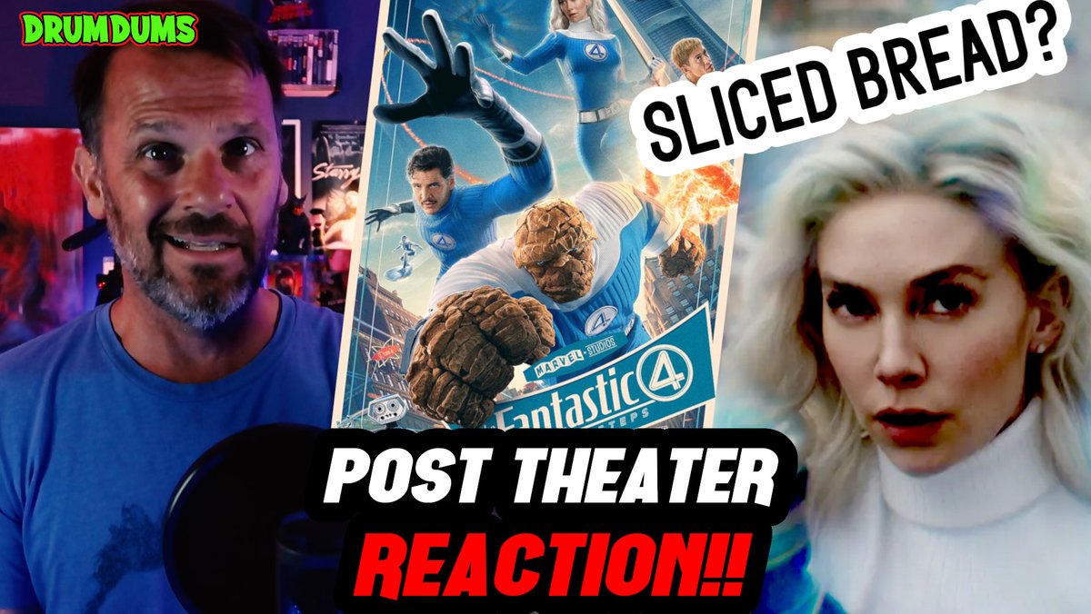 Drumdums's tweet image. Just got out of #FantasticFour! Here are my thoughts.
youtu.be/k8F3r-2TJB4